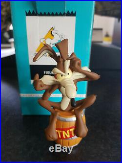 Extreme Rare! Looney Tunes Wile E Coyote The Thinker Demons & Merveilles Statue