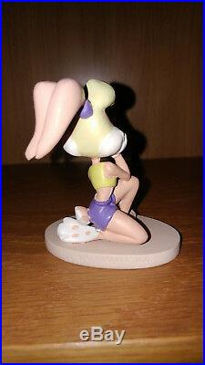 Extremely Rare! Looney Tunes Bugs Bunny Lola Sitting Small Figurine Statue