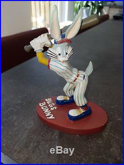 Extremely Rare! Looney Tunes Bugs Bunny Playing Baseball Figurine Statue