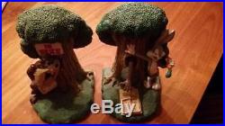 Extremely Rare! Looney Tunes Bugs Bunny & Taz Tasminian Devil Bookends Statues