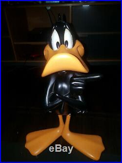 Extremely Rare! Looney Tunes Daffy Duck Standing Big Figurine Statue