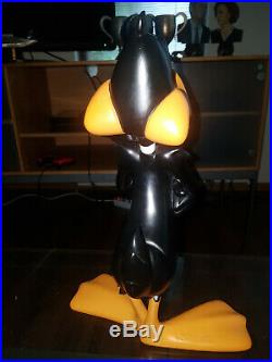 Extremely Rare! Looney Tunes Daffy Duck Standing Big Figurine Statue