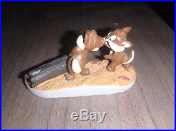 Extremely Rare! Looney Tunes Goofy Gophers Mac & Tosh Figurine Statue