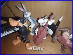 Extremely Rare! Looney Tunes Music Band Complete Leblon Delienne LE Statue Set