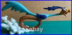 Extremely Rare! Looney Tunes Road Runner Running Full Speed Figurine Statue