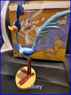 Extremely Rare! Looney Tunes Road Runner Standing Vintage Italian Fig Statue