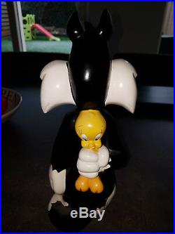 Extremely Rare! Looney Tunes Sylvester Hiding Tweety Big Figurine Statue