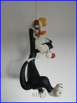 Extremely Rare! Looney Tunes Sylvester with Tweety on Trapeze Figurine Statue