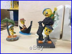 Extremely Rare! Looney Tunes Tweety & Baby Taz Collection Figurine Statues Boxed