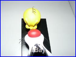 Extremely Rare! Looney Tunes Tweety Stops Sylvester Demons & Merveilles Statue