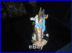 Extremely Rare! Looney Tunes Wile E Coyote Failure Trap For Road Runner Statue