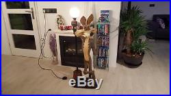Extremely Rare! Looney Tunes Wile E Coyote Lifesize Lamp Figurine Statue
