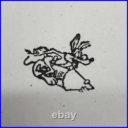 Extremely Rare Roadrunner Wile E. Coyote Looney Tunes Lot Of 4 Rubber Stamps 90s