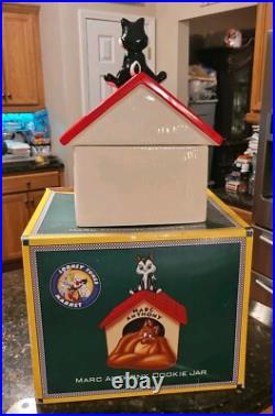 Extremely Rare Vintage Marc Antony And Pussyfoot Cookie Jar Warner Bros. WithBox