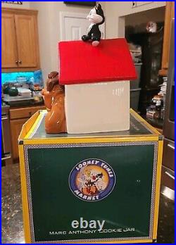 Extremely Rare Vintage Marc Antony And Pussyfoot Cookie Jar Warner Bros. WithBox