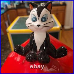 Extremely Rare Vintage Marc Antony And Pussyfoot Cookie Jar Warner Bros. WithBox