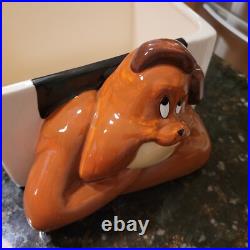 Extremely Rare Vintage Marc Antony And Pussyfoot Cookie Jar Warner Bros. WithBox