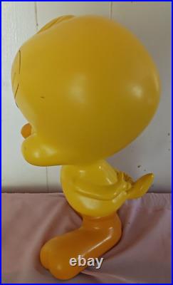 Extremely Rare Vintage collecti PVC Warner Bros Looney Tunes Giant Tweety Statue