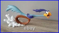 Extremely Rare! WB Looney Tunes Road Runner Running Full Speed Figurine Statue