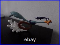 Extremely Rare! WB Looney Tunes Road Runner Running Full Speed Figurine Statue