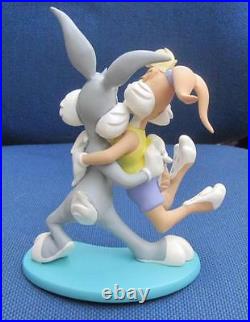 Extremely Rare! Warner Bros Looney Tunes Bugs Bunny & Lola Figurine Statue