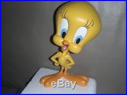 Extremely Rare! Warner Bros Looney Tunes Tweety Classic Figurine Statue