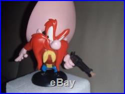 Extremely Rare! Warner Bros Looney Tunes Yosemite Sam with Pistol Fig Statue
