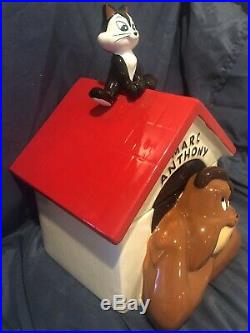 Extremely Rare Warner Bros Marc Anthony Dog House Cookie Jar 95