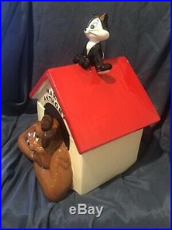 Extremely Rare Warner Bros Marc Anthony Dog House Cookie Jar 95