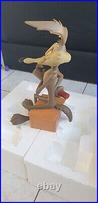 Extremely Rare Wile E Coyote By Rutten Figure 15 On His Dynamite Box