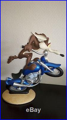 Extremely Rare! Wile E Coyote on Motorcycle Demons & Merveilles LE of 3502 Statu