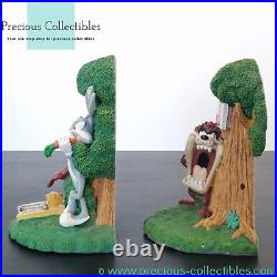 Extremely rare! Bugs Bunny and Tasmanian Devil bookends by Figi Graphics
