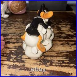 Extremely rare! Daffy Duck money box. Looney Tunes. Warner bros. VTG Marked READ