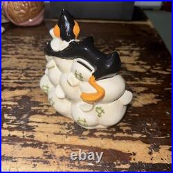 Extremely rare! Daffy Duck money box. Looney Tunes. Warner bros. VTG Marked READ