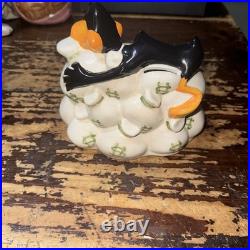 Extremely rare! Daffy Duck money box. Looney Tunes. Warner bros. VTG Marked READ