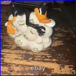 Extremely rare! Daffy Duck money box. Looney Tunes. Warner bros. VTG Marked READ