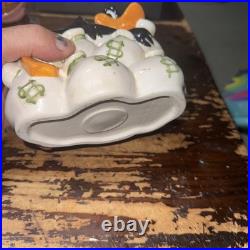 Extremely rare! Daffy Duck money box. Looney Tunes. Warner bros. VTG Marked READ