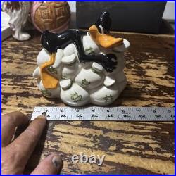 Extremely rare! Daffy Duck money box. Looney Tunes. Warner bros. VTG Marked READ