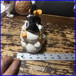 Extremely rare! Daffy Duck money box. Looney Tunes. Warner bros. VTG Marked READ