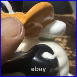 Extremely rare! Daffy Duck money box. Looney Tunes. Warner bros. VTG Marked READ