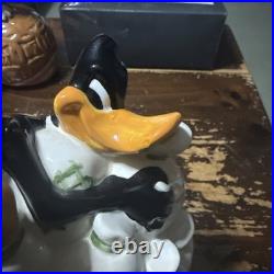 Extremely rare! Daffy Duck money box. Looney Tunes. Warner bros. VTG Marked READ