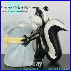Extremely rare! Pepe le Pew vase. Looney Tunes. Warner Bros. Vintage collectible