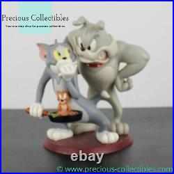 Extremely rare! Tom and Jerry and Spike statue. Warner bros. Looney Tunes