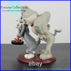 Extremely rare! Tom and Jerry and Spike statue. Warner bros. Looney Tunes