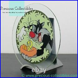 Extremely rare! Tweety and Sylvester lamp. By Demons and Merveilles. Looney Tune