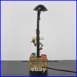 Extremely rare! Wile E. Coyote lamp. Looney Tunes. Warner Bros