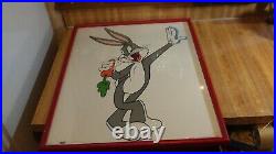 Framed Bugs Bunny Poster, 1992, warner bros, rare, gd