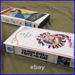 Fritz The Cat Double Feature (VHS) RARE Crumb Warner Bros 1988 NICE COPYS