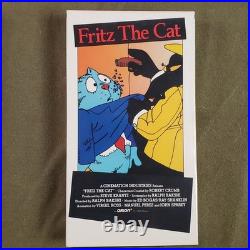 Fritz The Cat Double Feature (VHS) RARE Crumb Warner Bros 1988 NICE COPYS