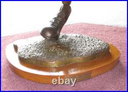 Friz Freleng Baseball Bugs Bronze Sculpture, AP, Warner Brothers 1992 Rare